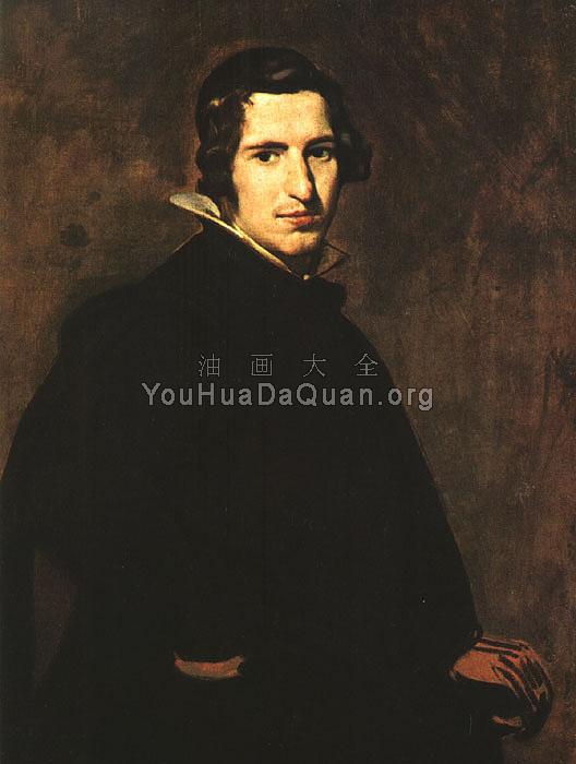 Young Spanish gentleman - 迭戈·罗德里格斯·德·席尔瓦·委拉斯贵支